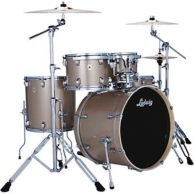 Ludwig Evolution 5-Piece Drum Set With Zildjian I Series Cymbals -