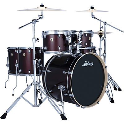 Ludwig Evolution 6-Piece Drum Set With Paiste Cymbals -