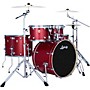 Ludwig Evolution 6-Piece Drum Set With Paiste Cymbals - Crimson Sparkle