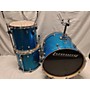 Used Ludwig Evolution Drum Kit Blue Sparkle