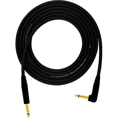Evolution Studio/Stage Straight - Angle Instrument Cable