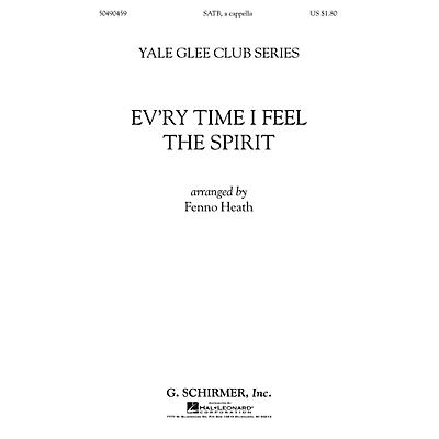 G. Schirmer Ev'ry Time I Feel the Spirit SATB a cappella arranged by Fenno Heath