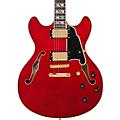 D'Angelico Excel DC Semi-Hollow Electric Guitar Amaretto BurstTrans Cherry