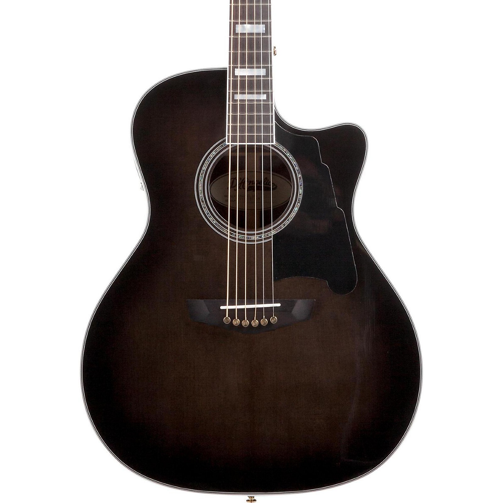 D'Angelico Excel Gramercy AcousticElectric Guitar Grey Black Musician's Friend