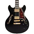 D'Angelico Excel Mini DC Semi-Hollow Electric Guitar Solid BlackSolid Black