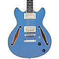 D'Angelico Excel Mini DC Tour Semi-Hollow Electric Guitar With Supro Bolt Bucker Pickups and Stopbar Tailpiece Solid WineSlate Blue