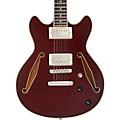 D'Angelico Excel Mini DC Tour Semi-Hollow Electric Guitar With Supro Bolt Bucker Pickups and Stopbar Tailpiece Solid WineSolid Wine