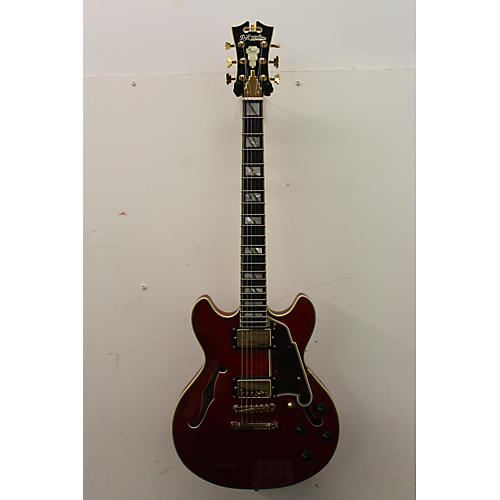 D'Angelico Excel Mini Dc Solid Body Electric Guitar Cherry