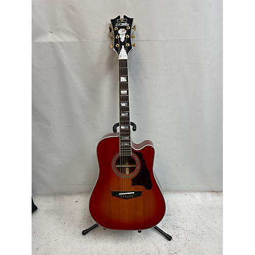 D'Angelico Excel SD400 Acoustic Electric Guitar Cherry Sunburst