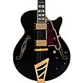 D'Angelico Excel SS Semi-Hollow Electric Guitar Amaretto BurstSolid Black