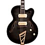 D'Angelico Excel Series 59 Hollowbody Electric Guitar with Stairstep Tailpiece Gray Black