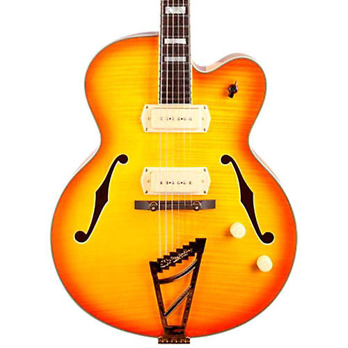 D'Angelico Excel Series 59 Hollowbody Electric Guitar with Stairstep Tailpiece Condition 1 - Mint Sunburst