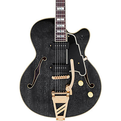 D'Angelico Excel Series 59 Hollowbody Electric Guitar with USA Seymour Duncan P-90's and Shield Tremolo