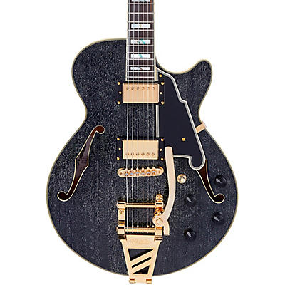 D'Angelico Excel Series DC Semi-Hollow Electric Guitar With USA Seymour Duncan Humbuckers and Shield Tremolo
