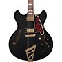 D'Angelico Excel Series DC Semi-Hollow Electric Guitar with Stairstep Tailpiece Black