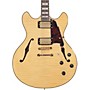 D'Angelico Excel Series DC Semi-Hollow Electric Guitar with Stairstep Tailpiece Natural