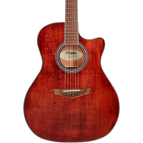 D'Angelico Excel Series Gramercy XT Grand Auditorium Acoustic-Electric Guitar Condition 1 - Mint Matte Walnut Stain