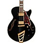 D'Angelico Excel Series SS Semi-Hollow Electric Guitar with Stairstep Tailpiece Black