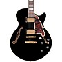 Open-Box D'Angelico Excel Series SS Semi-Hollow Electric Guitar With Stopbar Tailpiece Condition 1 - Mint Black