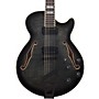 D'Angelico Excel Series SS Semi-Hollowbody Electric Guitar with Stairstep Tailpiece Grey Black Black Hardware