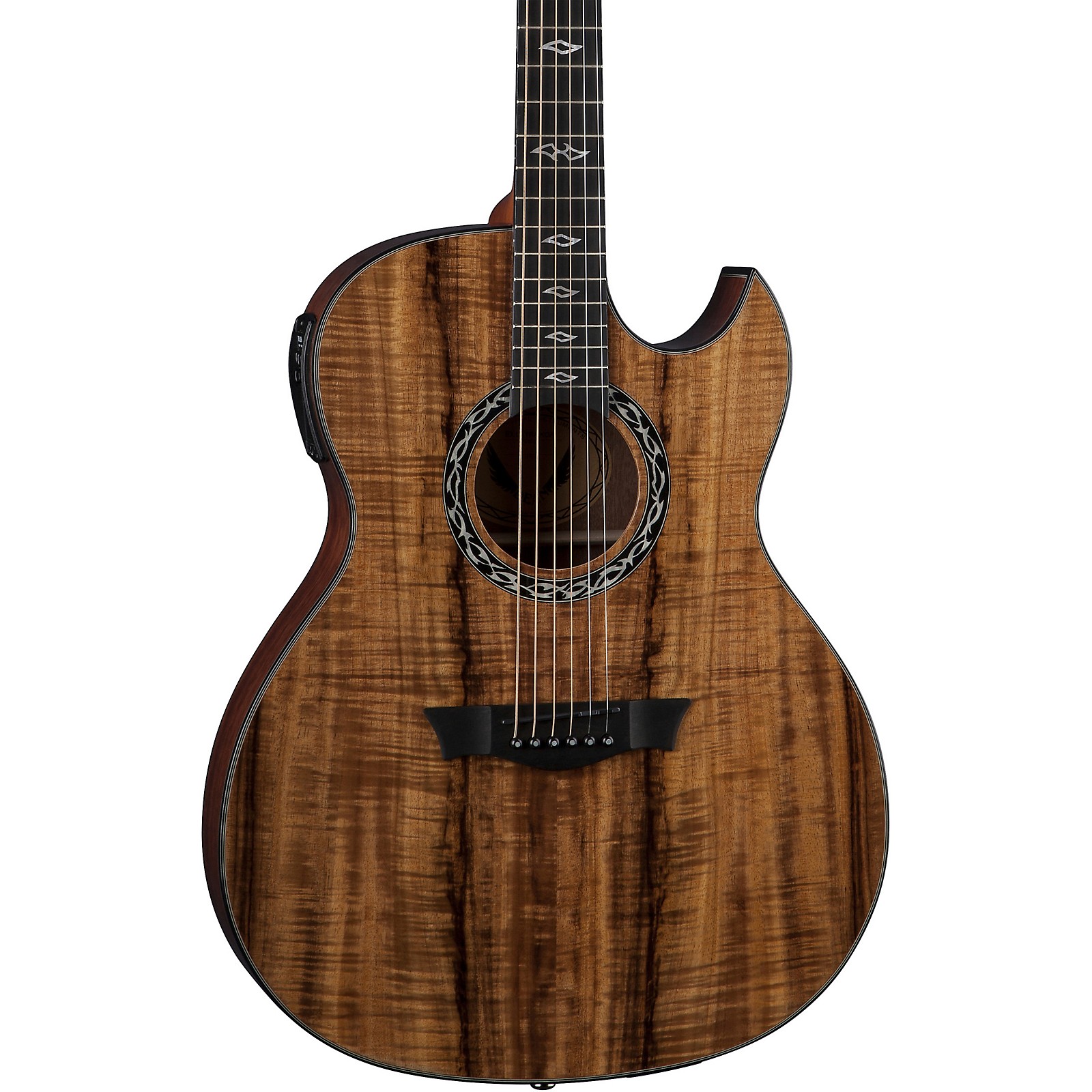 Dean Exhibition Koa AcousticElectric Guitar Natural Musician's Friend