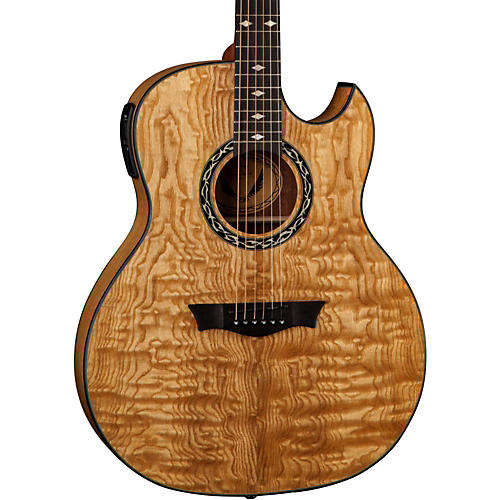 Exhibition Quilt Ash Acoustic-Electric Guitar with Aphex