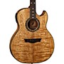 Dean Exhibition Quilt Ash Acoustic-Electric Guitar with Aphex Gloss Natural