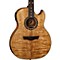 Exhibition Quilt Ash Acoustic-Electric Guitar with Aphex Level 1 Gloss Natural