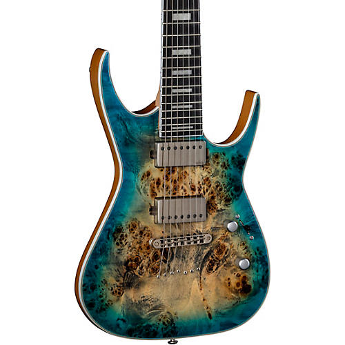 Dean Exile Select Burled Poplar 7-String Electric Guitar Condition 1 - Mint Satin Turquoise Burst