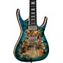 Open-Box Dean Exile Select Burled Poplar 7-String Electric Guitar Condition 1 - Mint Satin Turquoise Burst
