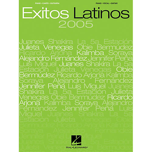 Exitos Latinos 2005 Songbook