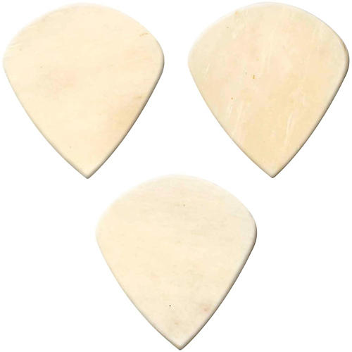 Clayton Exotic Bone Jazz Guitar Picks - 3-Pack