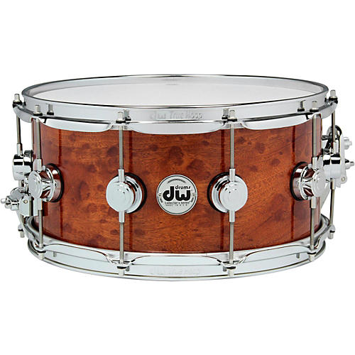 Exotic Sapele Pommele Lacquer Snare