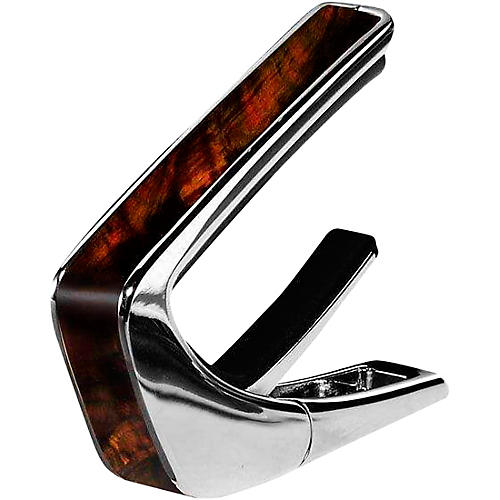 Thalia Exotic Series Chrome Guitar Capo Tennessee Whiskey Wing