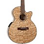 Mitchell Exotic Series MX430QAB Quilted Ash Burl Acoustic-Electric Guitar - Quilted Ash Burl Natural