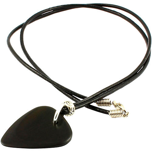 Exotic Wood Pick Necklace / African Ebony