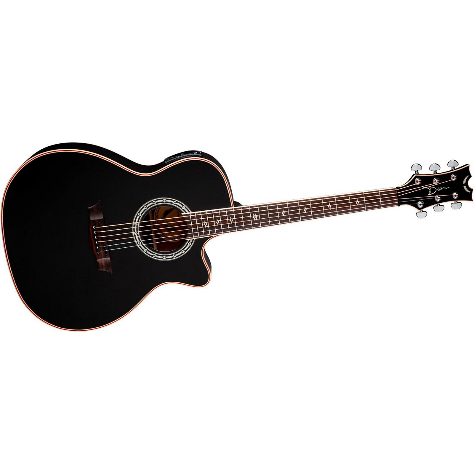 Dean Exotica Plus Solid Top LeftHanded AcousticElectric Guitar