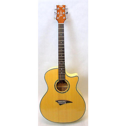 Dean Exotica Qse Sp Gn Acoustic Electric Guitar Natural Musician S Friend