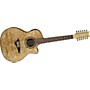Dean Exotica Quilted Ash 12-String Acoustic-Electric Guitar Gloss Natural