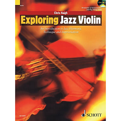 Schott Exploring Jazz Violin String Series Softcover with CD Written by Chris Haigh