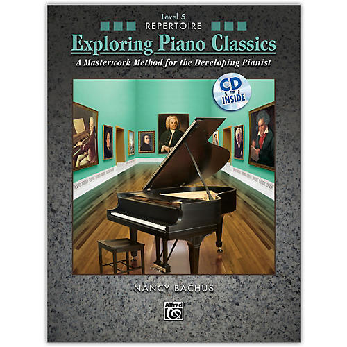 Alfred Exploring Piano Classics Repertoire, Level 5 Book & CD Intermediate / Late Intermediate