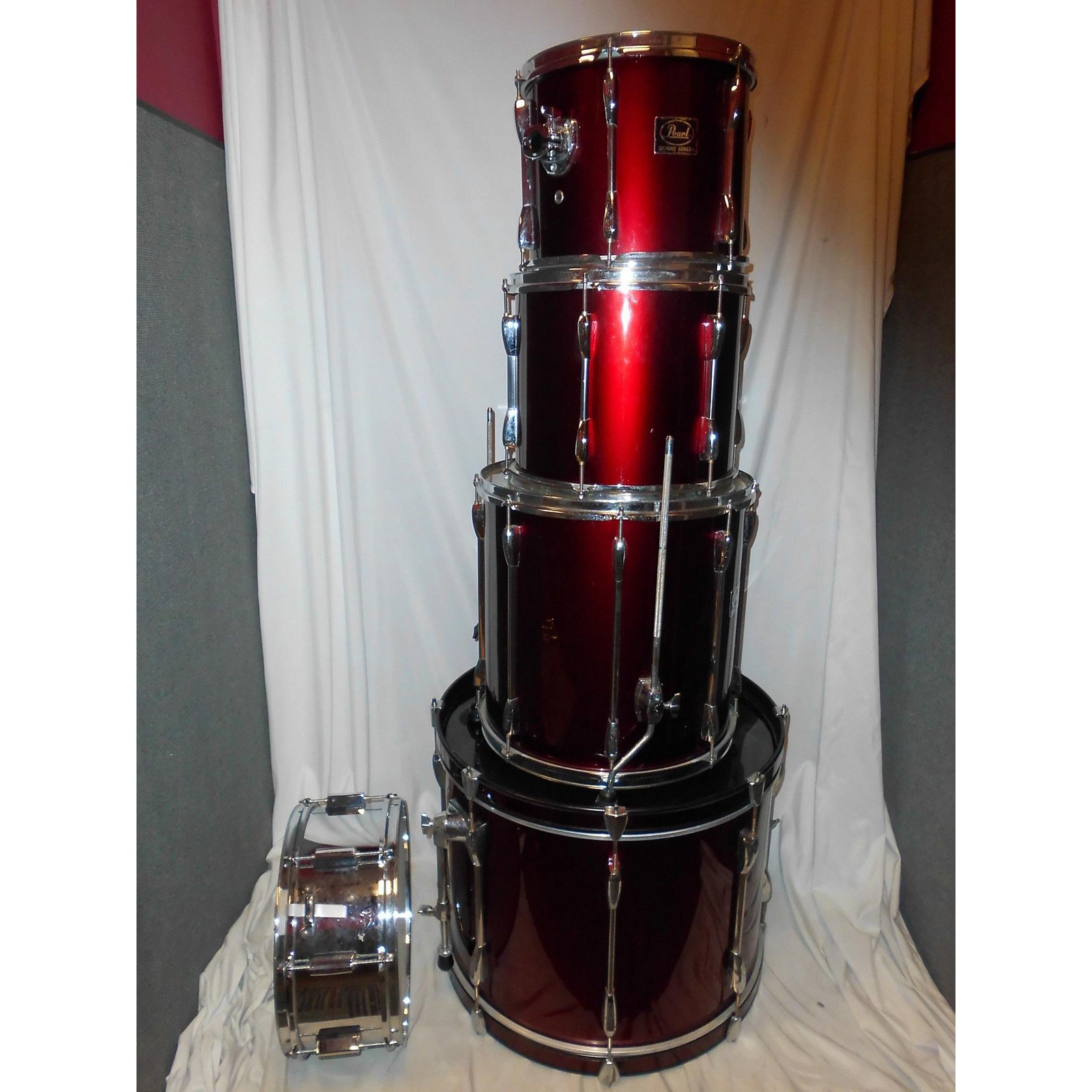 Used Pearl Export Drum Kit Wine Red Musician's Friend