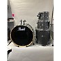 Used Pearl Export Drum Kit Silver Sparkle
