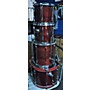 Used Pearl Export Drum Kit NATURAL RED