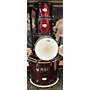 Used Pearl Export Drum Kit Metallic Red