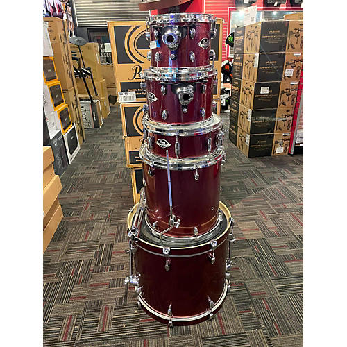 Pearl Export New Fusion Drum Kit Wine Red
