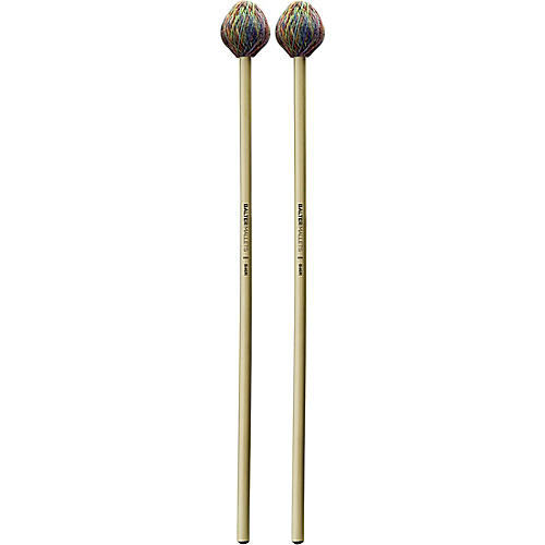 Balter Mallets Expression Series Rattan Handle Vibraphone Mallets Medium Hard Multi Colored Cord