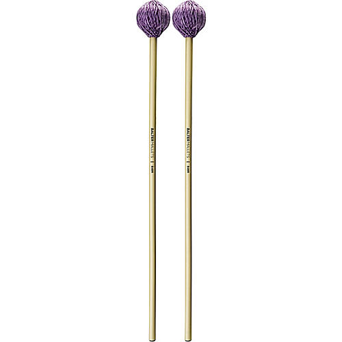 Balter Mallets Expression Series Rattan Handle Vibraphone Mallets Medium Light Purple Cord
