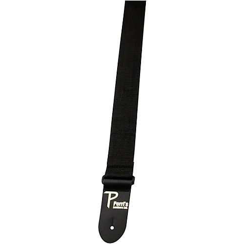 Perri's Extra Long Nylon Guitar Strap Black 2 in.