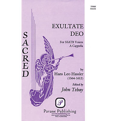 PAVANE Exultate Deo SATB a cappella arranged by John Tebay